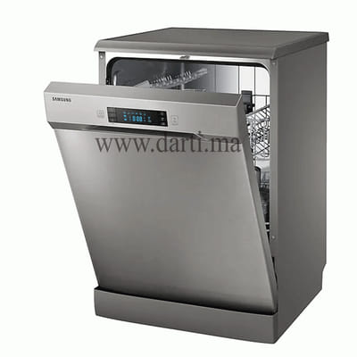 غسالة صحون سامسونج 13 إعدادات للأطباق (DW60M5050FS) - فضي