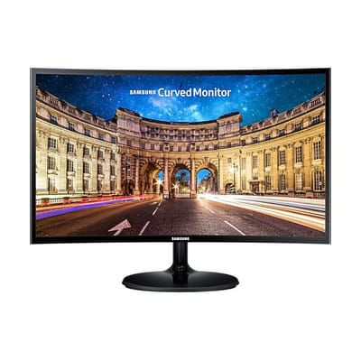 شاشة كمبيوتر مسطحة سامسونج LC24F390FHMXZN 24" بدقة Full HD سوداء