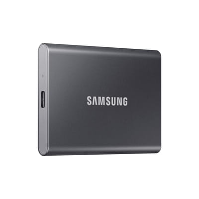 قرص SSD محمول سامسونج T7 2 تيرابايت رمادي