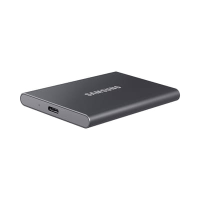 قرص SSD محمول سامسونج T7 2 تيرابايت رمادي