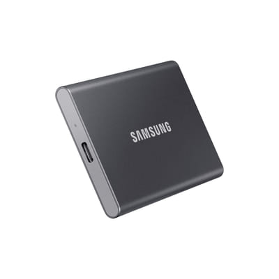 قرص SSD محمول سامسونج T7 2 تيرابايت رمادي
