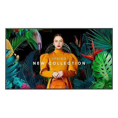 Samsung LH55QMCEBGCXEN Message Display Digital Signage Flat Panel 139.7 cm (55") LCD Wifi 500 cd/m² 4K Ultra HD Black Tizen 24/7