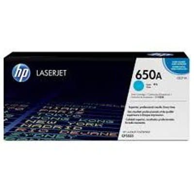 HP 650A Cartouche de tonerOriginal Cyan (CE271A)