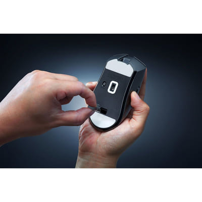رازر ديث آدر V3 هايبر سبيد ماوس ألعاب لليد اليمنى RF لاسلكي + USB نوع-C بصري 26000 نقطة في البوصة
