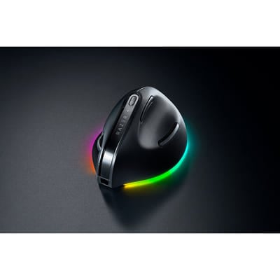 فأرة Razer Pro Click V2 عمودية عالمية لليد اليمنى RF لاسلكية + بلوتوث + USB Type-C بصرية 30000 DPI