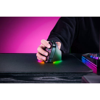 Razer Pro Click V2 Vertical souris Universel Droitier RF Wireless + Bluetooth + USB Type-C Optique 30000 DPI
