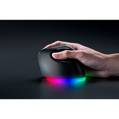 Razer Pro Click V2 Vertical souris Universel Droitier RF Wireless + Bluetooth + USB Type-C Optique 30000 DPI