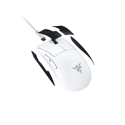 Razer DeathAdder V4 Pro فأرة ألعاب لليد اليمنى RF لاسلكية + USB Type-A بصرية 45000 DPI