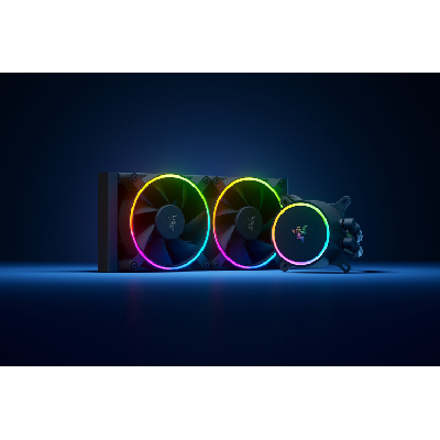 Razer Hanbo Chroma RGB Processeur Kit de refroidissement du liquide 12 cm Noir