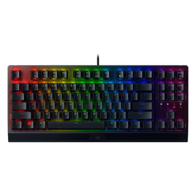 Razer BlackWidow V3 Tenkeyless لوحة مفاتيح AZERTY فرنسية سوداء