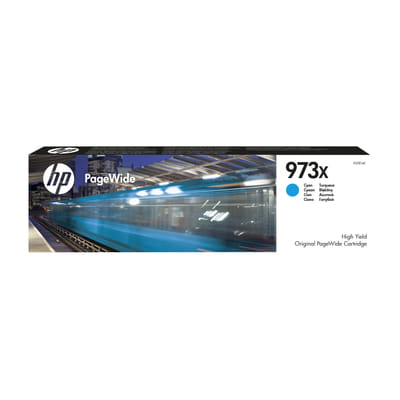 HP 973X authentic PageWide Cyan high capacity cartridge (F6T81AE)
