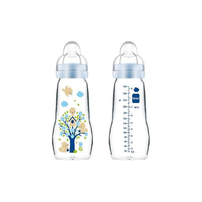 Mam Baby Glass Bottle +2m 260ml