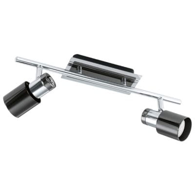 EGLO 30833 spot d'éclairage Spot d'éclairage de surface Noir, Nickel GU10 LED