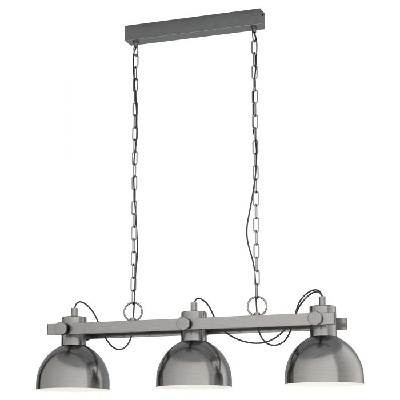 EGLO LUBENHAM 1 éclairage de plafond Gris E27