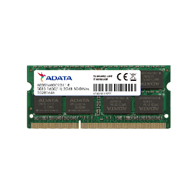 ADATA AD3S1600C2G11-S Barrette Mémoire 2 Go 1 x 2 Go DDR3 1600 MHz ADATA AD3S1600C2G11-S Barrette Mémoire 2 Go 1 x 2 Go DDR3 1600 MHz