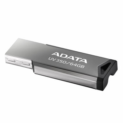 ADATA UV350 محرك USB فلاش 64 جيجا بايت USB نوع-A رمادي