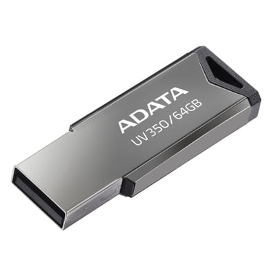 ADATA UV350 محرك USB فلاش 64 جيجا بايت USB نوع-A رمادي