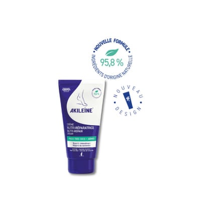 Akileine Creme Nutri Reparatrice 75ML Pieds TRES SECS