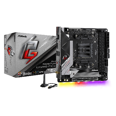 Asrock B550 Phantom Gaming-ITX/ax AMD B550 Emplacement AM4 mini ITX