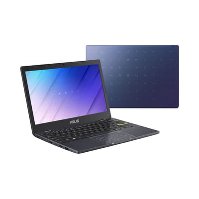 ASUS E410M إنتل سيليرون N4020 14" HD 4GB SSD 128GB وين10H أزرق طاووس لوحة مفاتيح رقمية 12M.