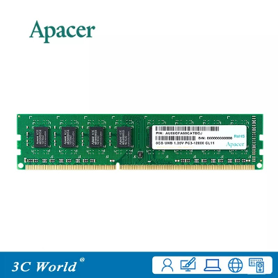 Barette Mémoire 8Go Apacer DDR3 1600MHz UDIMM Barette Mémoire 8Go Apacer DDR3 1600MHz UDIMM