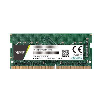 Barrette Mémoire DDR4 8GB 2400 MHZ ECC SODIMM