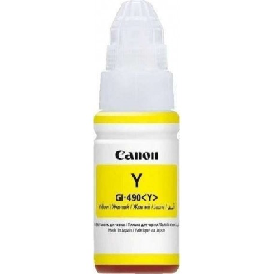 Bouteille d'encre BESTPRINT GI-490Y /Jaune /70ml + 30ml Gratuit /Pour Canon