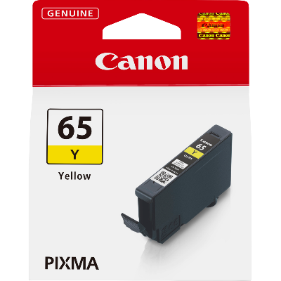 Canon CLI-65Y Jaune - Cartouche D'encre Canon D'origine (4218C001AA)