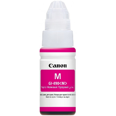 Canon GI-490 M Magenta - Bouteille d'encre Canon d'origine (0665C001AB) Canon GI-490 M Magenta - Bouteille d'encre Canon d'origine (0665C001AB)