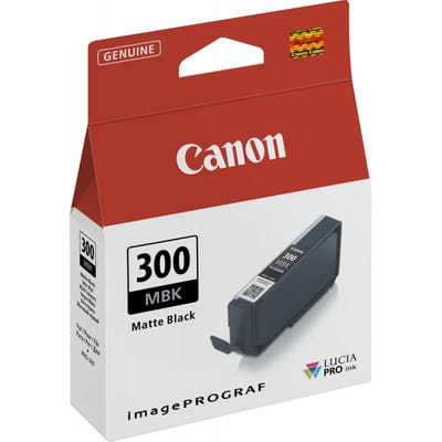 Canon PFI-300MBK Matte Black - Original Canon Ink Cartridge (4192C001AA)