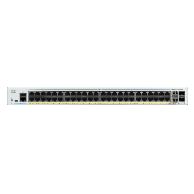 Cisco Catalyst C1000-48P-4G-L commutateur réseau Géré L2 Gigabit Ethernet (10/100/1000) Connexion Ethernet, supportant l'alimentation via ce port (PoE) Gris