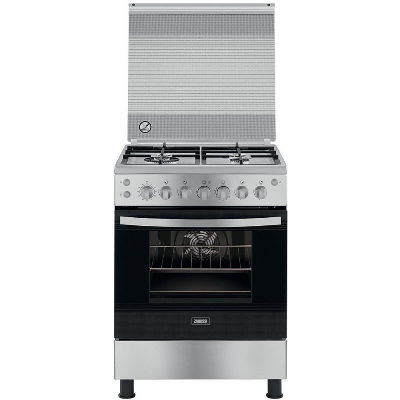 CUIS ZCG62256XA 4F 60CM G.FONTE INOX ZANUSSI