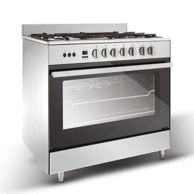 Cuisiniere Candy 90cm inox fonte CGG96FGDX-15