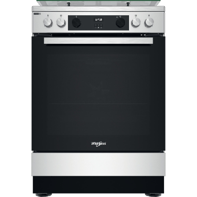 Cuisinière Whirlpool 60cm 4feux gaz four électrique WS68G8CHX/E