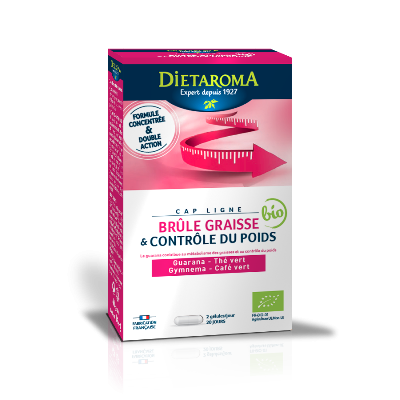 DIETAROMA Capligne Brûle-graisse et Contrôle du poids Bio 30 comprimés DIETAROMA Capligne Brûle-graisse et Contrôle du poids Bio 30 comprimés