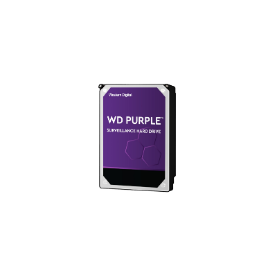 Disque dur interne 3.5" Western Digital Purple 10To pour les systèmes de vidéosurveillance et de sécurité (WD102PURX-78)