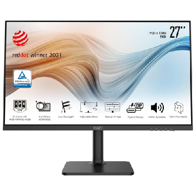 Écran 27" Full HD MSI Pro Modern MD271P (9S6-3PB49H-001)