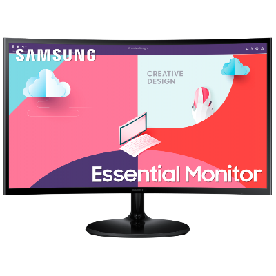 Écran 27" incurvé Samsung Essential Curved Monitor S3 (LS27C360EAMXZN)