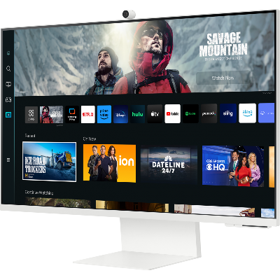 Écran Samsung 32" Smart 4k Ultra HD Plat M8 M80C avec caméra intégrée (LS32CM801UMXZN)