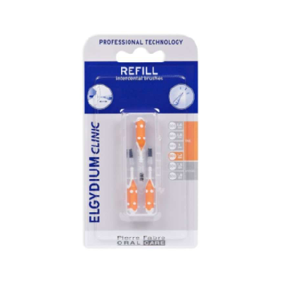 ELGYDIUM CLINIC RECHARGE REFILL ORANGE BROSSETTES INTERDENTAIRES ELGYDIUM CLINIC RECHARGE REFILL ORANGE BROSSETTES INTERDENTAIRES
