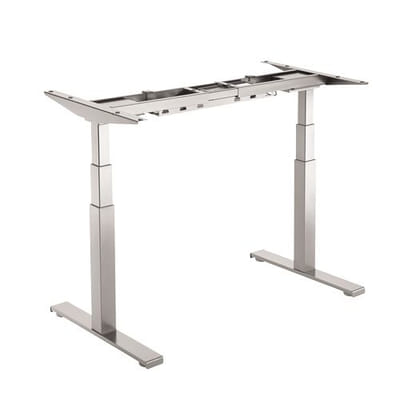 Fellowes 9694001 Electric Desk Frame 2 Legs Silver