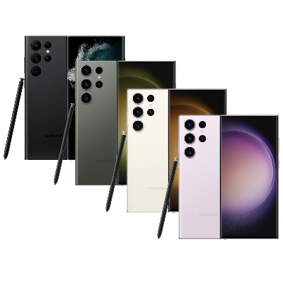 Galaxy S23 Ultra 12Go + 256Go – Phantom Black + Galaxy Watch 4 + Étui en silicone