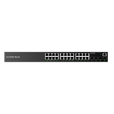 Grandstream Networks GWN7803P commutateur réseau Géré L2+ Gigabit Ethernet (10/100/1000) Noir