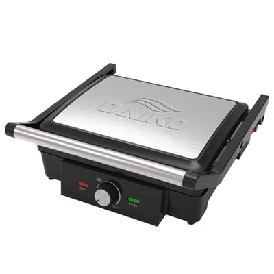 Panini grill stainless steel 90° and 180° opening