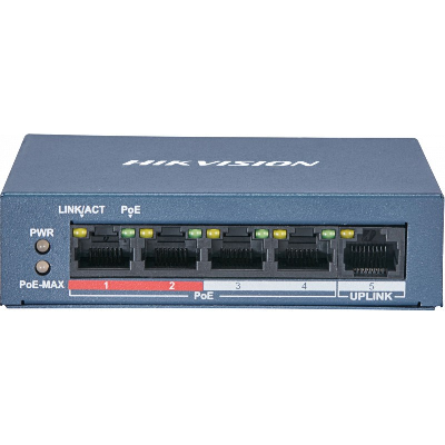 Hikvision Digital Technology DS-3E0105P-E/M(B) commutateur vidéo