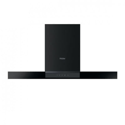 CHIMNEY HOOD I-Clean series 4 Black Glass 90 cm A+36901629 HAIER