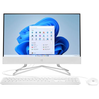 HP 22-dd2002nk Intel® Core™ i3 i3-1215U 54.6 cm (21.5") 1920 x 1080 pixels 4 Go DDR4-SDRAM 256 Go SSD All-in-One PC Windows 11 Home Wi-Fi 5 (802.11ac) White
