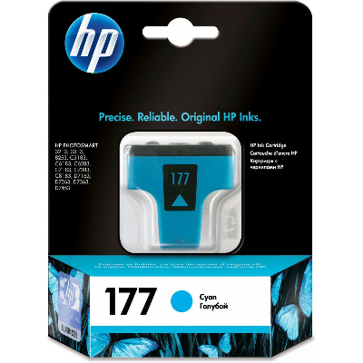 HP - Cartouche d'encre Cyan n° 177 - C8771HE HP - Cartouche d'encre Cyan n° 177 - C8771HE
