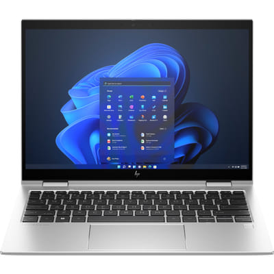 HP Elite x360 830 G10 هجين (2 في 1) 33.8 سم (13.3") شاشة تعمل باللمس WUXGA إنتل® كور™ i7 i7-1355U 16 جيجابايت LPDDR5-SDRAM 1 تيرابايت SSD واي فاي 6E (802.11ax) ويندوز 11 برو فضي