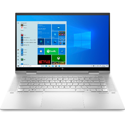 HP ENVY x360 15-es0000nk i7-1165G7 Hybride (2-en-1) 15.6" Écran tactile Full HD 16 Go 512 Go SSD NVIDIA GeForce MX450 Windows 10 Home Argent